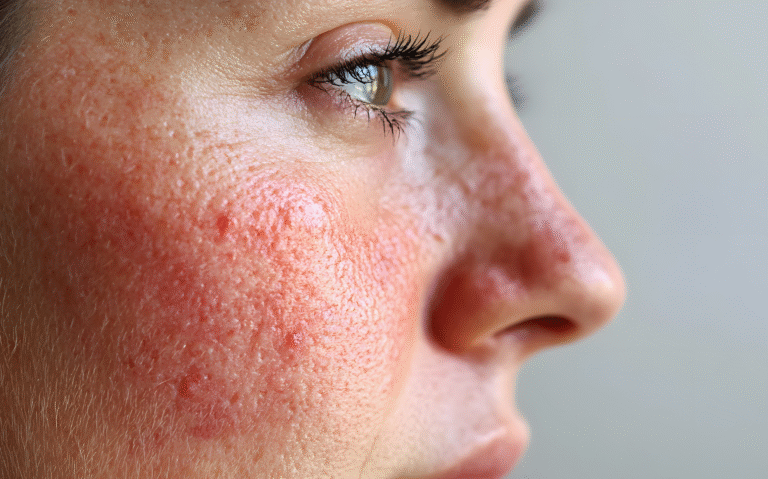 pele sensível e rosácea
